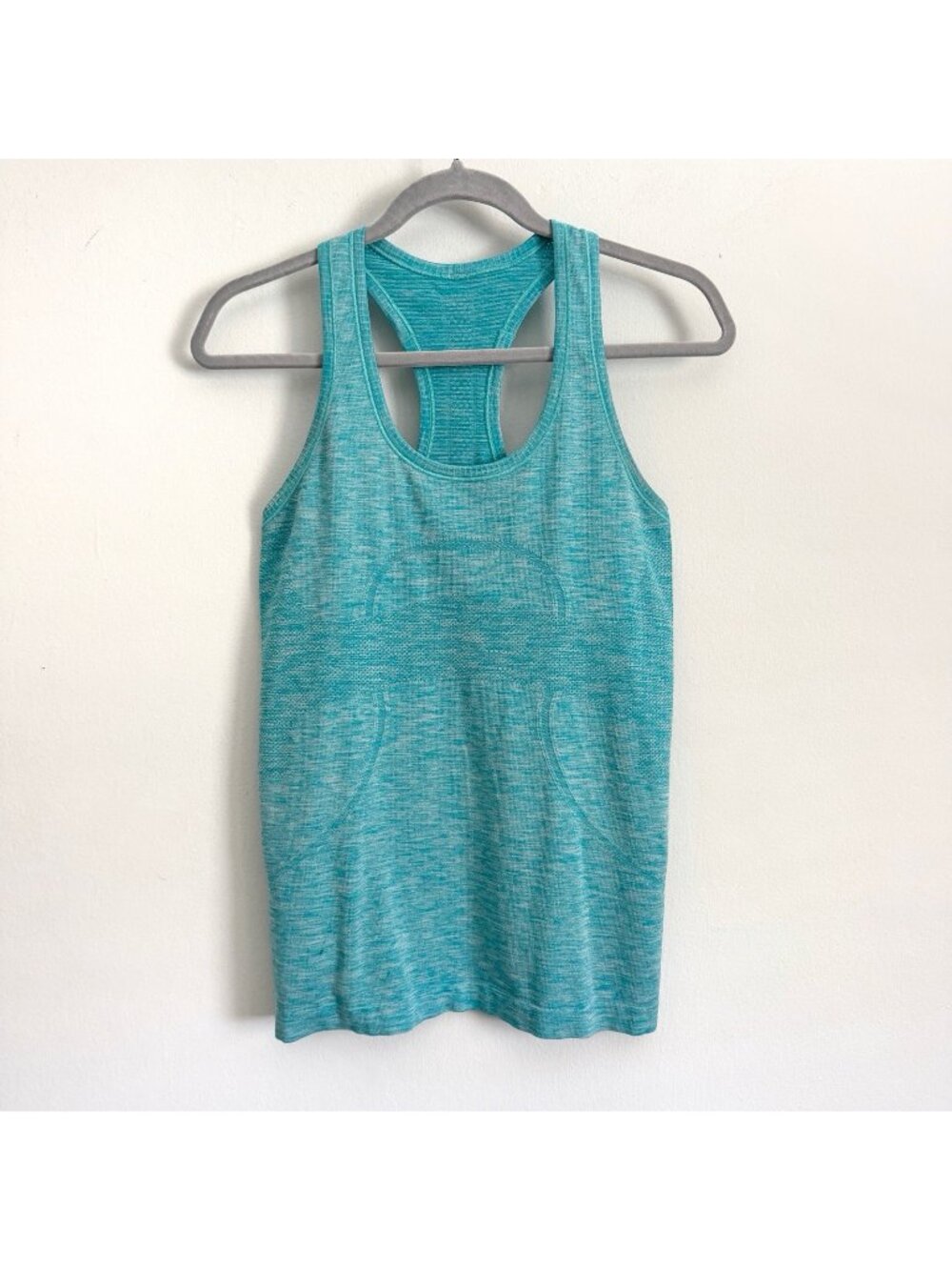 Lululemon Teal Blue Swiftly Tech Racerback Tank Top Active Workout Women’s Sz 6
